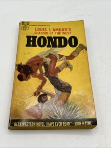 HONDO BY LOUIS L'AMOUR FAWCETT GOLD MEDAL 1-4255-8 COPYRT 1953 WESTERN PB - Picture 1 of 4