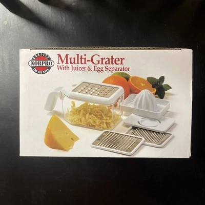 (2) Multi-rallador con exprimidor y separador de huevos nuevo (2 unidades) Foto 1 de 4