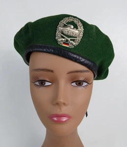 Cappello berretto vintage Eulan Bayer Mottenecht di Leverkusen lana verde tedesco - Foto 1 di 9