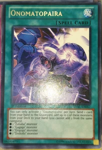 Juego de cartas coleccionables Yugioh Onomatopaira LVAL-EN067 TCC - Imagen 1 de 1