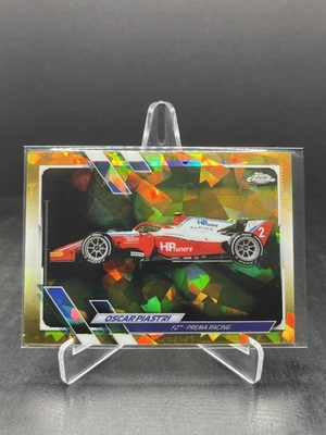 2021 Topps Chrome Sapphire Formula 1 F1 Oscar Piastri Gold 30/50 #117 - Image 1 of 2