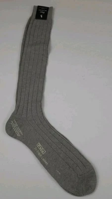 Vintage Polo Ralph Lauren Cashmere Gray Ribbed Socks Rare Deadstock New NWT RL L - Image 1 of 4