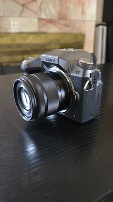 Panasonic Lumix G7 Mirrorless Camera with 35-100mm Lens (Black) *Needs SD Card* - Image 1 of 4