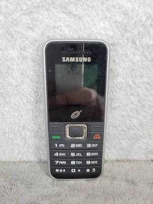 Samsung SGH-S125G TracFone Bar Cell Phone Black Silver 4.25” - Works - Image 1 of 4