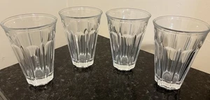 Set Of 4 Ralph Lauren Crystal Mallory Old Fashioned Water Milk Drinking Glass 6" - Picture 1 of 6