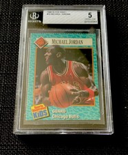 MICHAEL JORDAN RARE 1989 Sports Illustrated for Kids SI NBA BULLS GRADED BGS 5