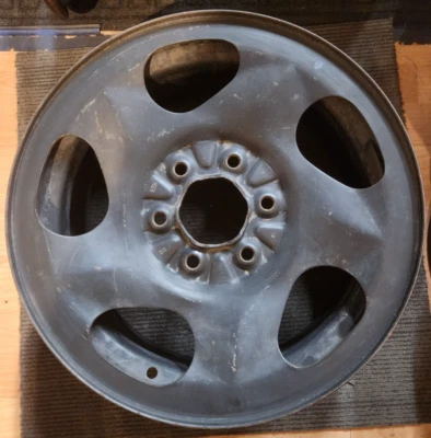 16" CHEVY TRAILBLAZER, GMC ENVOY FACTORY OEM STEEL WHEEL RIM 16x7 2003-2009 6x5 - Image 1 of 3