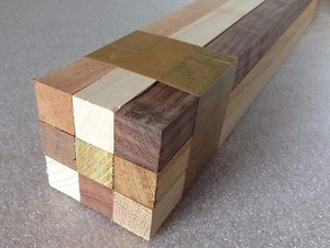 Mixed Species Timber Project Pack 450mm x 20mm x 20mm Craft Woodwork Hardwood - Picture 1 of 36