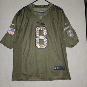 Nike On Field NFL Trikot Tennessee Titans Mariota 8 XL Support Your Troops Ed. - Bild 1 von 16