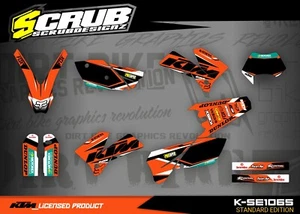 KTM EXC EXCf 125 200 250 300 400 450 525 2005 2006 2007 Grafik Dekor Aufkleber - Bild 1 von 18