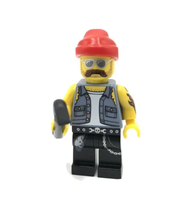 LEGO Motorcycle Mechanic CMF 71001 Series 10 minifigure mini figure  - Image 1 of 4