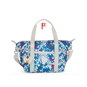 Bolso Bandolera Kipling Art Pequeño Bolso Tintado Floral y Mono Peludo Llavero - Imagen 1 de 5