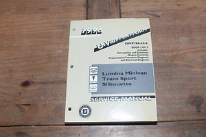 Lumina Minivan Trans Sport Silhoutte Book 2 U-Van 1996 Chevy Shop Service Manual - Picture 1 of 7