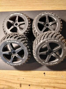 Duratrax Badger 1/8 Scale RC Wheels & Tires - Picture 1 of 3
