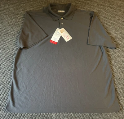 NEW Champions Tour Short Sleeve Polo Men's XL Black Golf NWT - Image 1 of 4