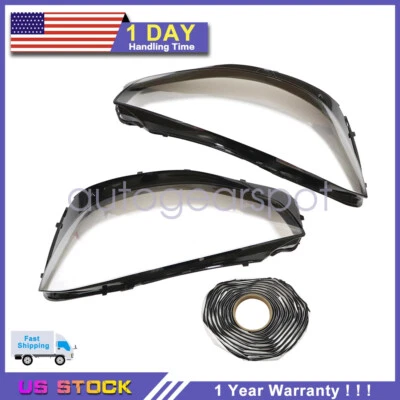 Cubierta de lente de faro + pegamento sellador para Mercedes-Benz Clase S W223 2020+ Foto 1 de 4