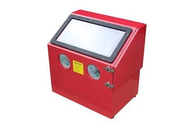 VARAN MOTORS STRAHLKABINE, MIKROPERLENSTRAHLGERÄT, HÜLSENSTRAHLGERÄT 110 LITER MIT BELEUCH...