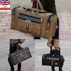 Mens Extra Large BIG Sports & Gym Travel Holdall Bag SPORTS LEISURE DUFFLE UK - Picture 1 of 14