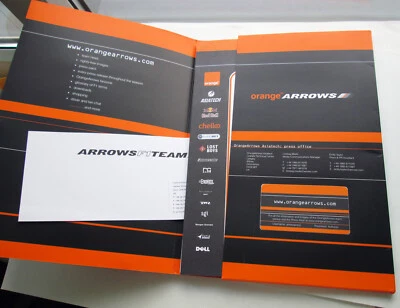 Orange Arrows Asiatech F1 Team 2001 Press Media Info Folder Verstappen Herbert - Image 1 of 4