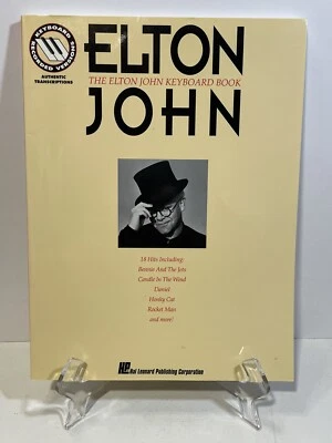 The Elton John Keyboard Book Transcribed by Bob Leso PB 1993 - Image 1 of 4