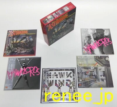 HAWKWIND, HAWKLORDS / JAPAN Mini LP HQCD x 5 titles + PROMO BOX (Astounding BOX) - Image 1 of 4