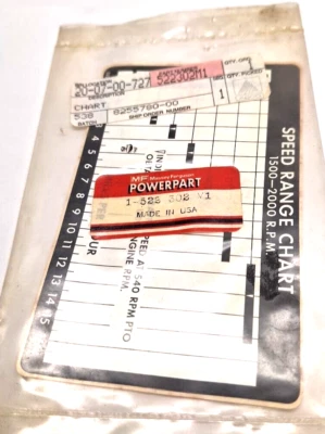 ETIQUETA CALCOMANÍA AGCO MASSEY FERGUSON 522302M1 NUEVA DE STOCK Foto 1 de 4