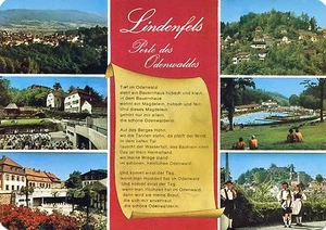 Cartolina d'epoca - Lindenfels Perla del bosco di Oden - Foto 1 di 1