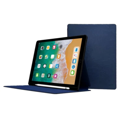 iPad Pro 12.9" Leather Case - For 1st/2nd Gen - With Pencil Holder - Sleep/Wake - Image 1 of 4