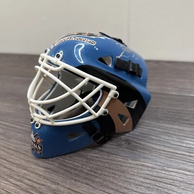 Washington Capitals Olaf Kolzig #37 Sign Riddell Replica Mini Mask - Image 1 of 4