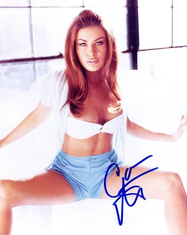 Carmen Electra Model Actress Hand Signed Autograph 8x10 Sexy Photo with COA Cover