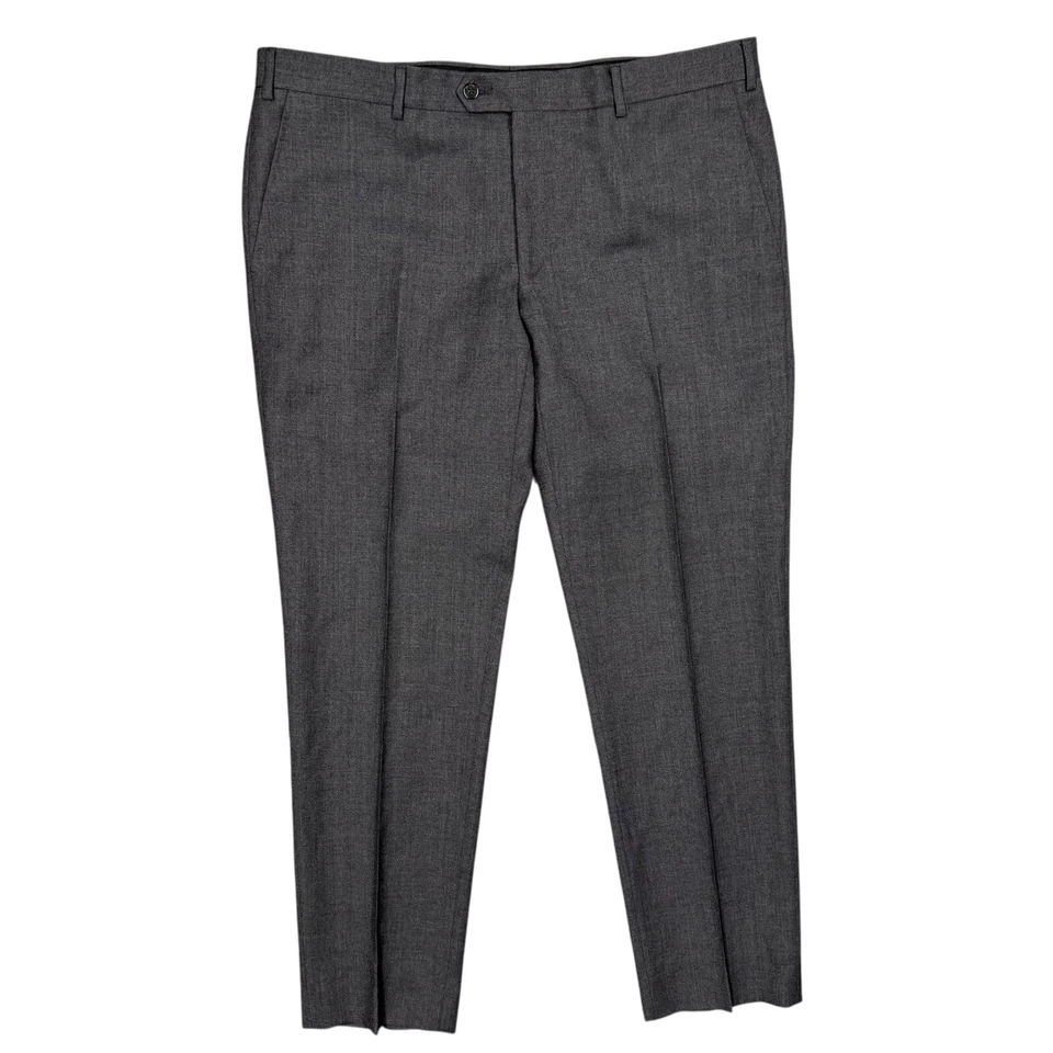 NWOT Pal Zileri Dress Pants Dynamic Wool Trousers Slim Made in Italy Grey 38x28 - Image 1 of 4