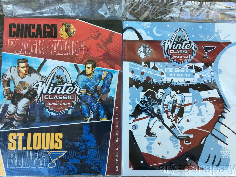 St. Louis Blues Vs Chicago Blackhawks 2017 2 programas clásicos de invierno nuevo Foto 1 de 1