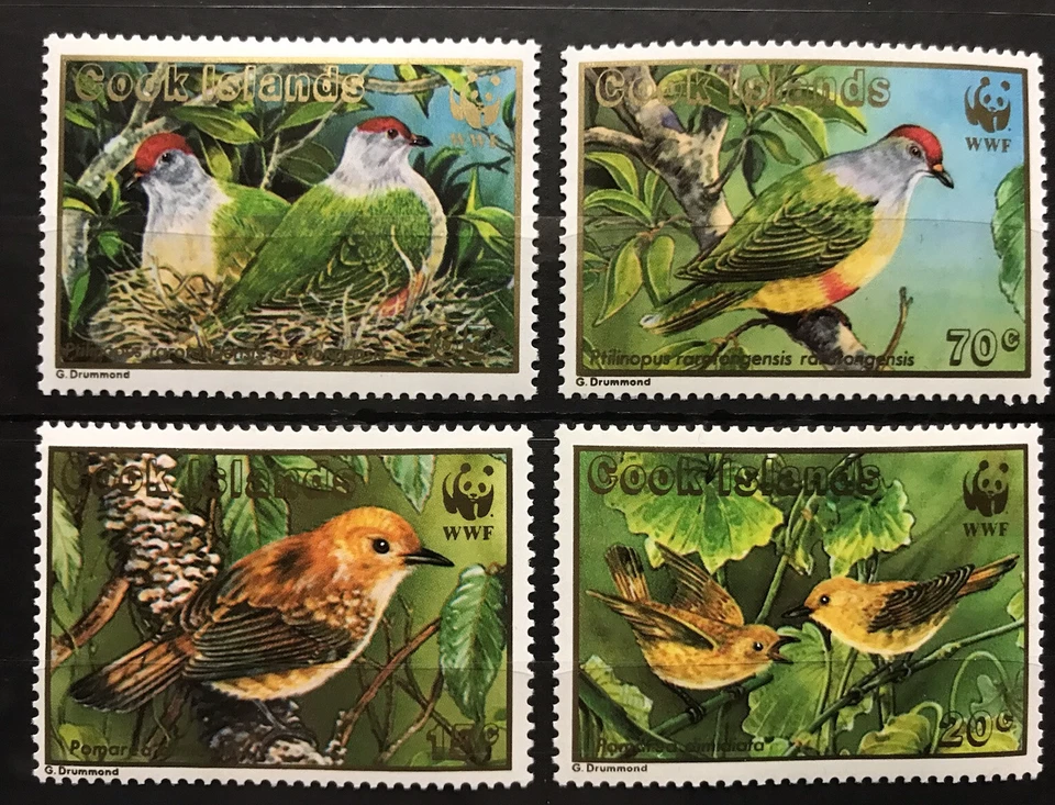 Cook Islands - WWF / Birds / Fauna  - Timbres / stamps MNH** - Z20 - Image 1 of 1