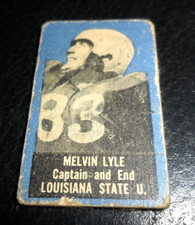 1950 Topps Felt Backs FOOTBALL CARD Melvin Lyle LSU
