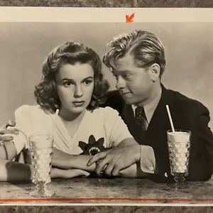 Photographie photo presse film Judy Garland et Mickey Rooney - Photo 1 sur 3