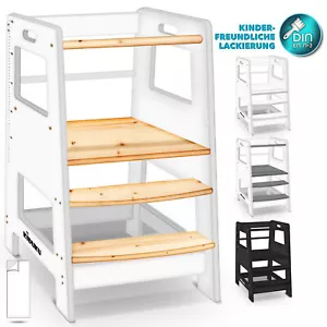 KIDUKU® Lernturm Kinder Montessori Lernstuhl Learning Tower Lerntower Hochstuhl - Bild 1 von 35