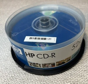 HP CD-R 52x 20 Pk 700 MB/ 80min  Spindle-Blank CDs - New and Sealed - Picture 1 of 10
