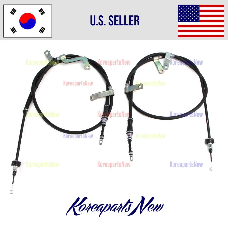 Parking Brake Cable Left + Right  ⭐set 2 pcs⭐ fits Elantra Sedan 2011-2016 - Image 1 of 1