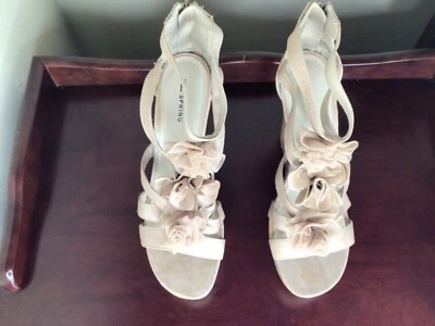 Call It Spring Women Size 10M Shoes Sandals Beige Gladiator Wedge Heel Round Toe - Image 1 of 4