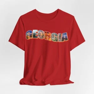 Camiseta de manga corta unisex Georgia State Collage - Imagen 1 de 28