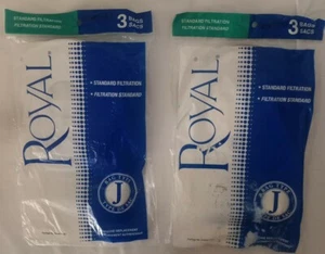 6er Pack Royal / Dirt Devil Standard Papiertüten - 6er Pack - Metalltank - Typ J  - Bild 1 von 4