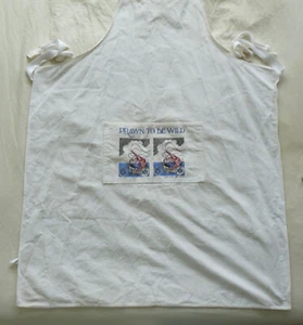 Prawn To Be Wild Apron. Motorcycling Prawn. 100% Cotton. Made in UK Good & Clean - Picture 1 of 6