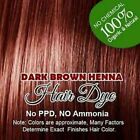 2 Dark Brown Henna Hair Color 100% Natural Allin Dye Ammonia Free Shiny Hair