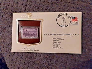 USA FIRST DAY COVER 1979 HISTORIC STAMPS OF AMERICA BATTLE OF BROOKLYN - Picture 1 of 2