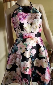 NEW Speechless Black/Floral Polyester Party/Cocktail Sexy Dress ....ON SALE!!!! - Picture 1 of 5