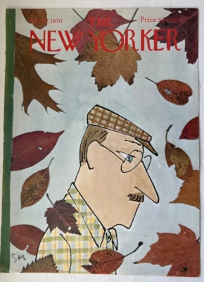 New Yorker Magazine, October 17, 1970, Cover only, Vintage, Art, Free Shipping Foto 1 de 2