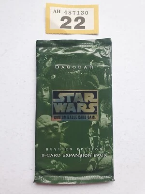 STAR WARS CCG DAGOBAH BLACK BORDER MINT FACTORY SEALED BOOSTER ZS - Image 1 of 2