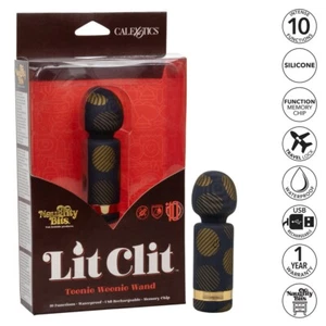 Cal Exotics Naughty Bits Lit Clit Vibrator Flexible Head Sex Toy Black/Gold - Picture 1 of 11