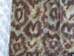 4479. Cranston VIP ANIMAL PRINT Apparel Craft Quilting COTTON FABRIC-42"x2 yds. - Picture 1 of 3