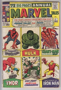 MARVEL TALES ANNUAL # 1 -FN AMAZING FANTASY # 15 HULK # 1 & MORE CENTS 1964 - Picture 1 of 6